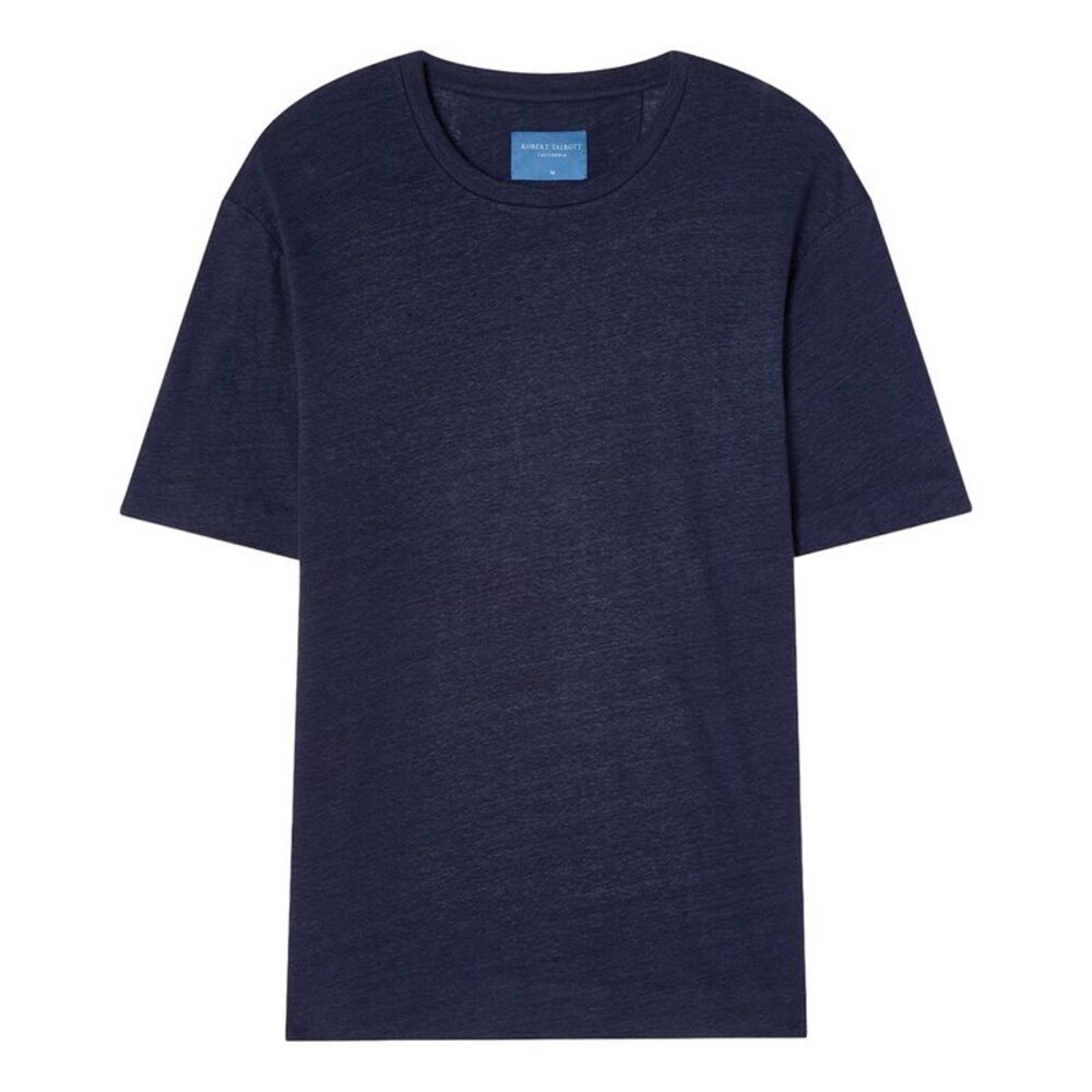 Robert Talbott Mens  Davis Linen Jersey T-Shirt
